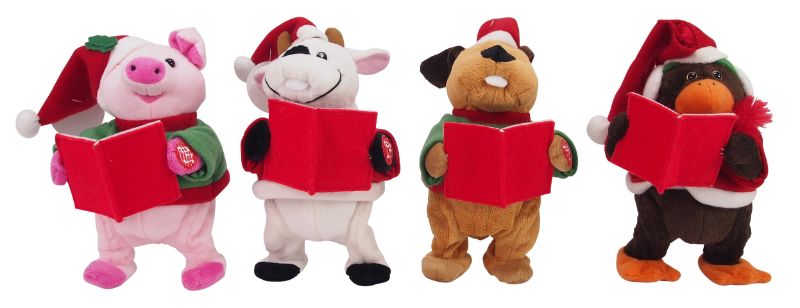 PLUSH SINGING FARM ANIMAL - 20CM (Set of 6 Assorted)