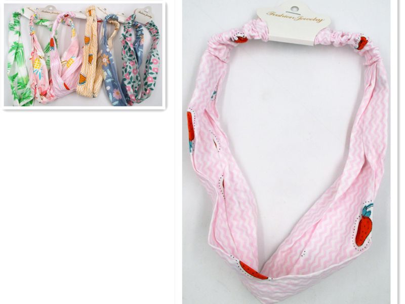 COTTON HEADBAND (Set of 12 Assorted)