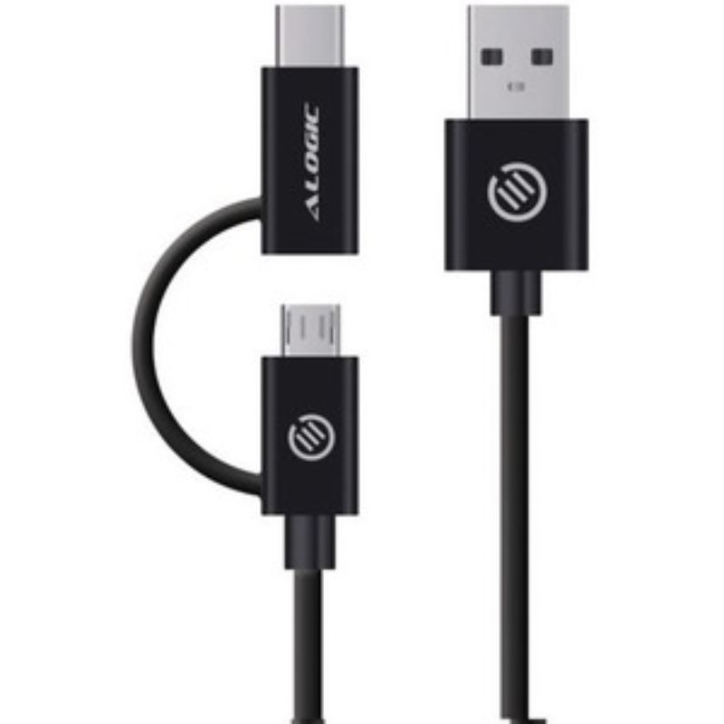 Alogic Prime 15,600mAh Power Bank in Space Gray, fast charging for Android & Apple, charges 2 devices at once.