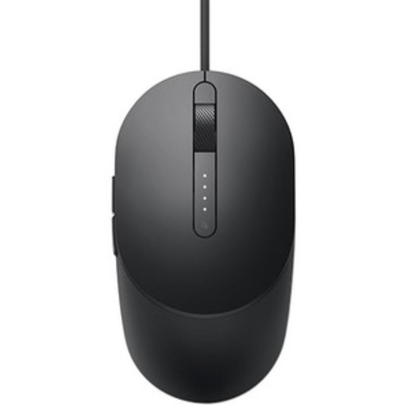 Dell MS3220 Laser Wired Mouse - high-precision, ergonomic design, 3200 DPI, 5-button layout, USB 2.0, sleek black finish.
