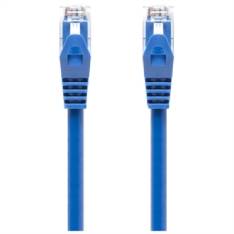 High-Speed Alogic 0.5m Blue CAT6 Ethernet Cable - 1 Gbit/s Data Transfer, Snagless Design