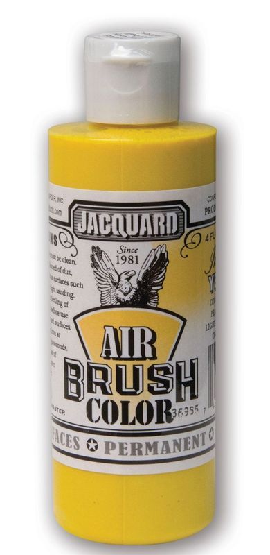 AIRBRUSH Paint - JACQUARD IRIDESCENT YELLOW 600 (118.29ml)