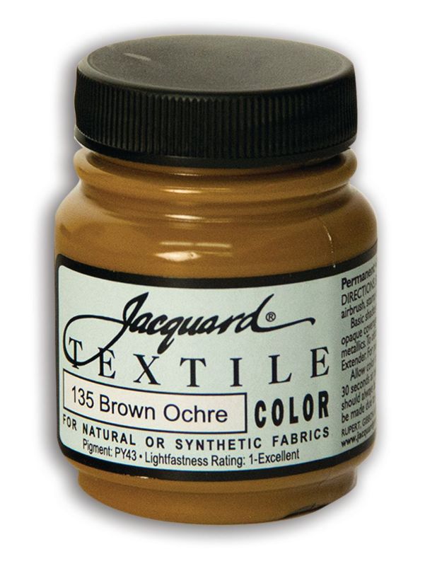 Paint - JACQUARD TEXTILE COLOURS BROWN OCHRE 135 (66.54ml)