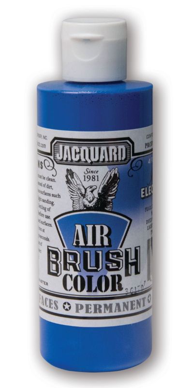 AIRBRUSH Paint - JACQUARD IRIDESCENT ELEC. BLUE 602 (118.29ml)
