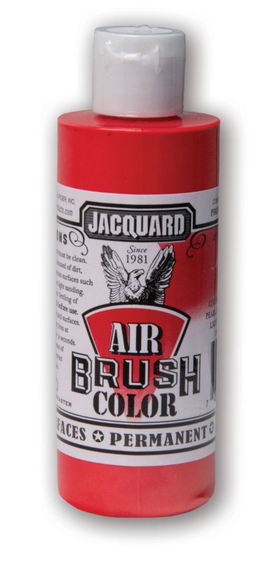 AIRBRUSH Paint - JACQUARD METALLIC RED 301 (118.29ml)