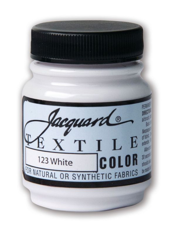 Paint - JACQUARD TEXTILE COLOURS WHITE 123 (66.54ml)