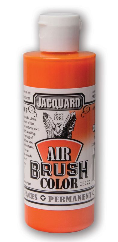 AIRBRUSH Paint - JACQUARD BRIGHT ORANGE 505 (118.29ml)