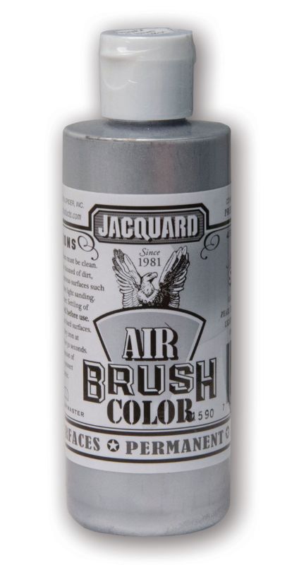 AIRBRUSH Paint - JACQUARD METALLIC SILVER 305 (118.29ml)