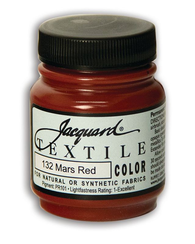 Paint - JACQUARD TEXTILE COLOURS MARS RED 132 (66.54ml)