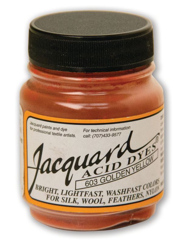 ACID DYE - JACQUARD GOLDEN YELLOW 603 (14.17G)