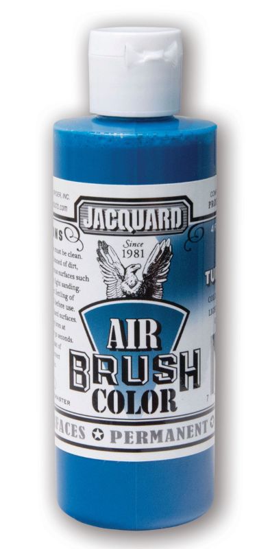 AIRBRUSH Paint - JACQUARD BRIGHT TURQUOISE 507 (118.29ml)