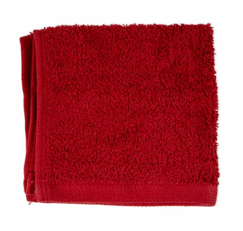 Vibrant Trinity Chilli hand towel in premium cotton, 66cm, ultra-soft and highly absorbent, perfect for any bathroom.