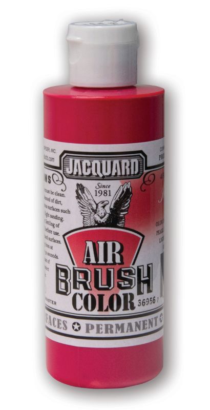 AIRBRUSH Paint - JACQUARD IRIDESCENT RED 601 (118.29ml)