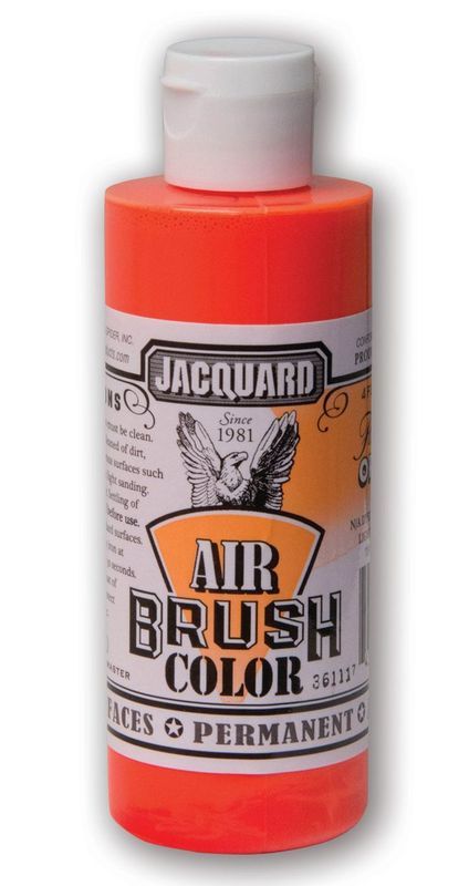 AIRBRUSH Paint - JACQUARD FLUORESCENT ORANGE 405 (118.29ml)