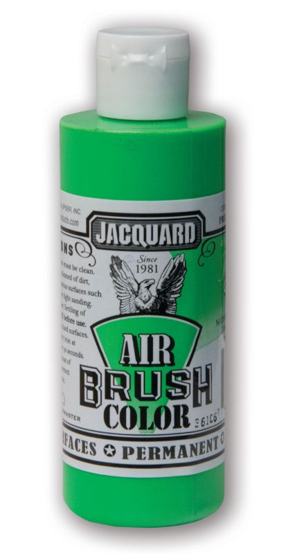 AIRBRUSH Paint - JACQUARD FLUORESCENT GREEN 403 (118.29ml)