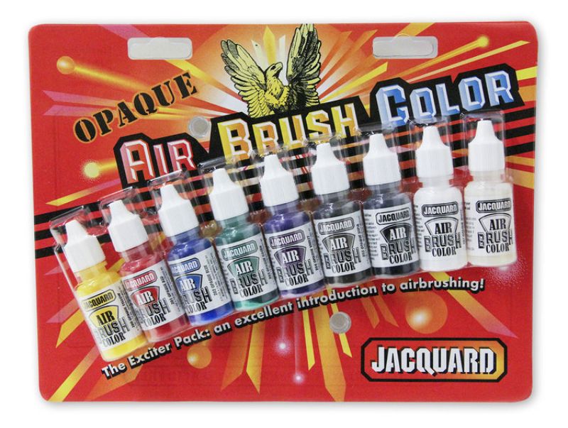 AIRBRUSH Paint - JACQUARD OPAQUE EXCITER PACK 9