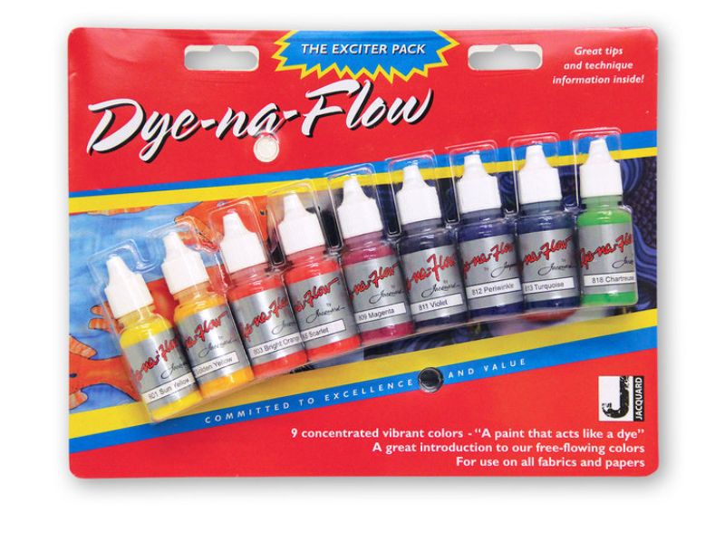 Fabric Paint - JACQUARD DYE NA FLOW EXCITER PACK 9