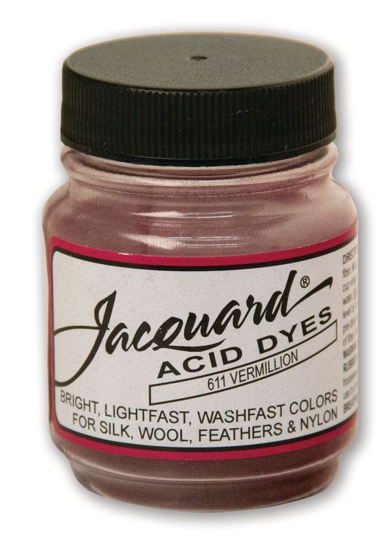 ACID DYE - JACQUARD VERMILLION 611 (14.17G)