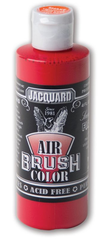 AIRBRUSH Paint - JACQUARD FIRE RED 454 (118.29ml)