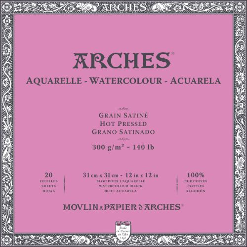 Arches Water Colour Blocks 300 GSM 31X31 HP