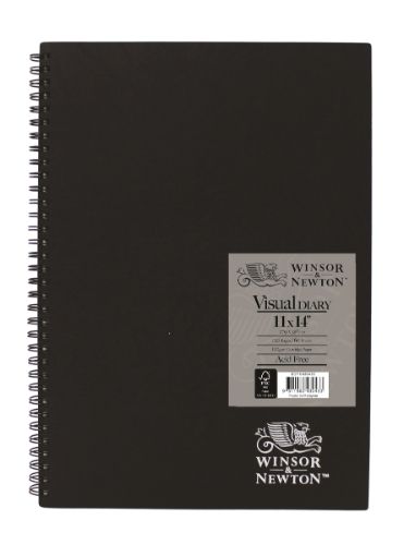 Winsor & Newton Visual Diaries 110GSM A3 Black
