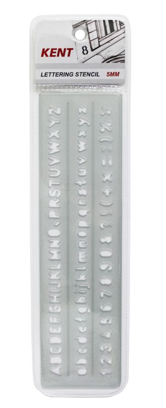 Kent Lettering Stencils (5mm)