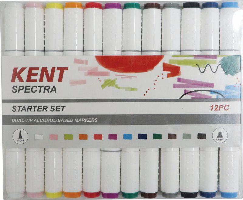 Kent Spectra Graphic Design Marker Set - Starter (Set of 12)