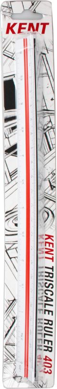 Kent Scale Rulers (Triangular Scale 403)