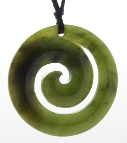 Pendant - Jade Closed Koru