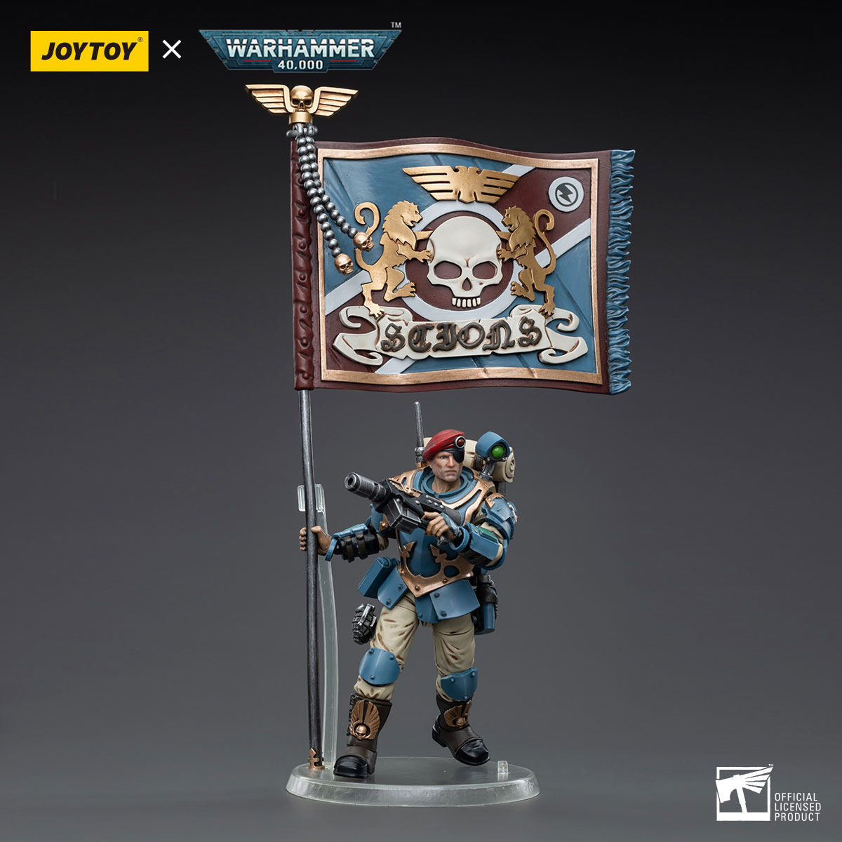 Warhammer Collectibles: 1/18 Scale Astra Militarum 55th Kappic Eagles Banner