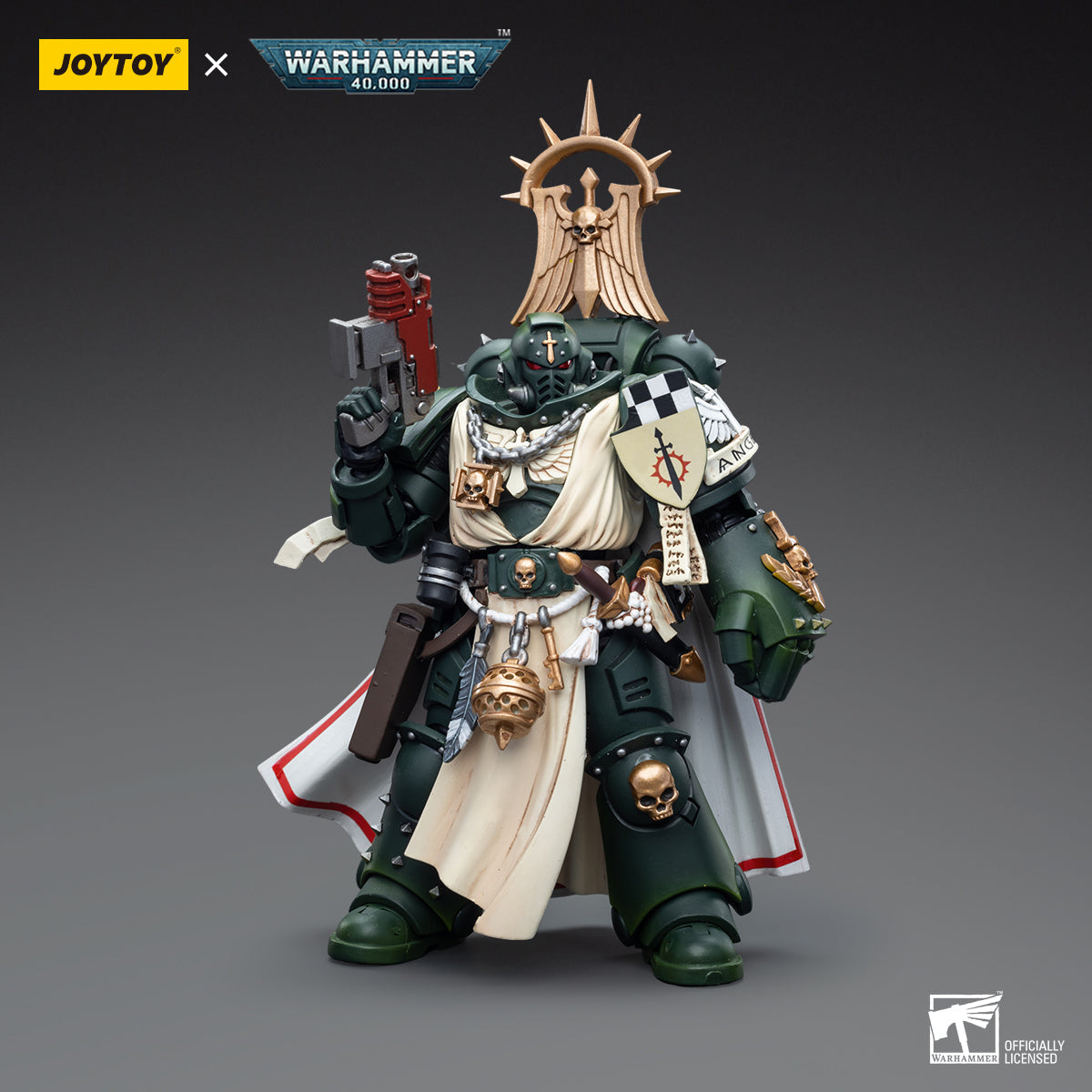 Warhammer Collectibles: 1/18 Scale Dark Angels Master with Power Fist