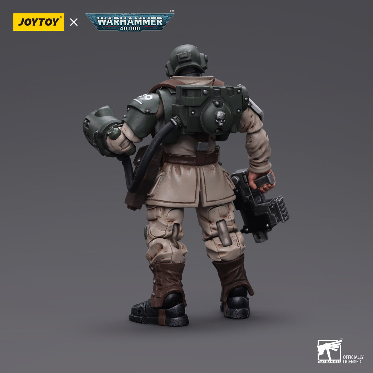 Warhammer 40K 1/18 Astra Militarum Cadian - Squad Veteran Sergeant with P Fist