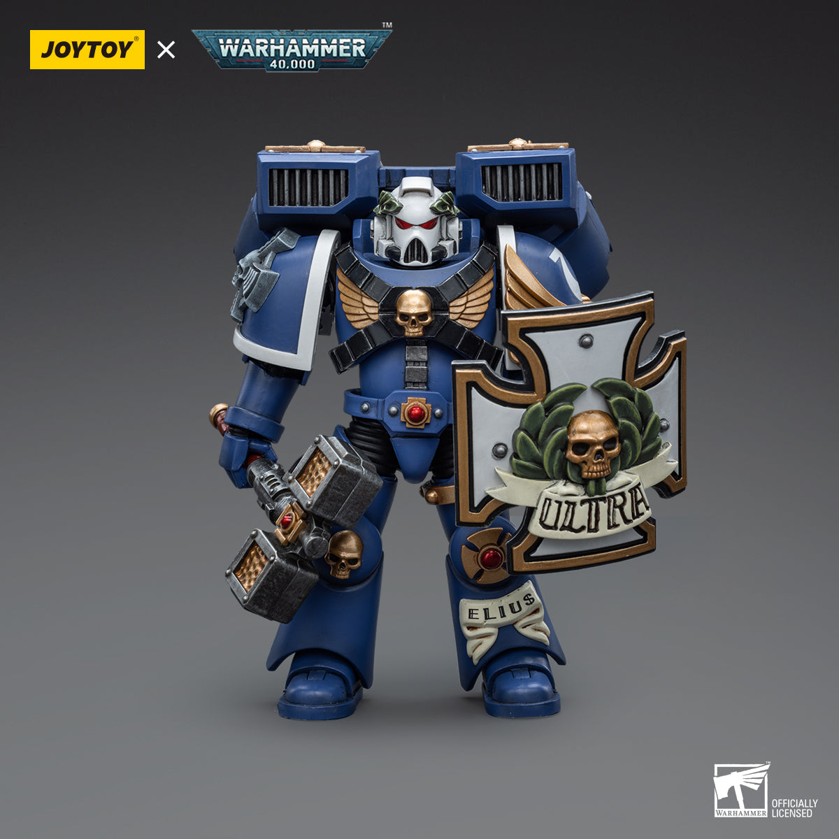 Warhammer Collectibles: 1/18 Scale Ultramarines Vanguard Veteran with Thunder