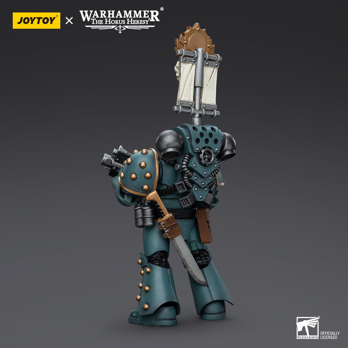 Warhammer 40K 1/18 Sons of Horus - Tactical Squad Legionary with Legion Vexilla