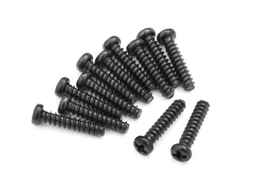 Pan Head Self Tapping Screws PBHO 2.6x12mm - Blackzon 540053