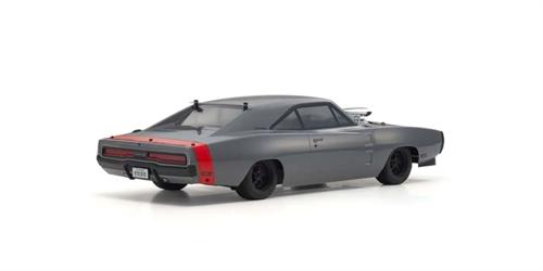 1970 Dodge Charger FAZER Mk2 VE 1/10 4WD RC Grey - Kyosho 34492T1C-B