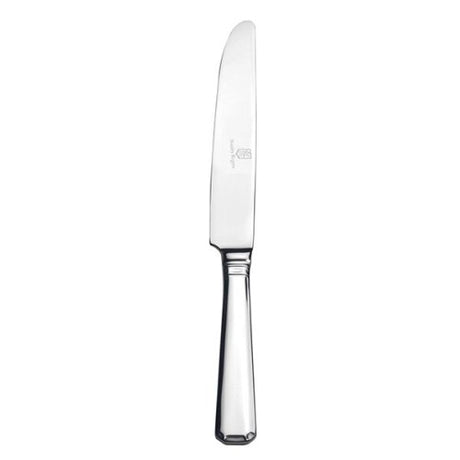 Elegant stainless steel Grecian table knife by Stanley Rogers, combining durability and sophistication for dining occasions.
