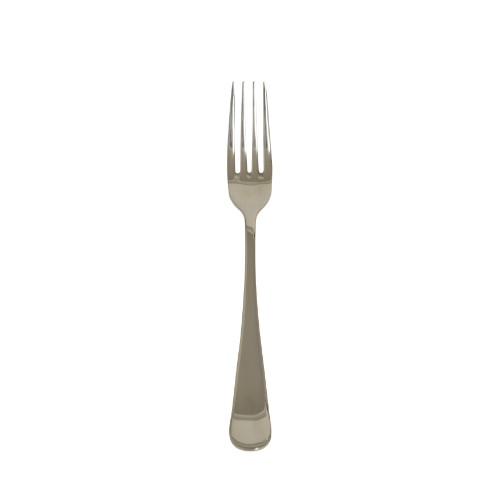 Set of 6 elegant Rockingham Rotherham dessert forks, crafted from stainless steel for cakes and pastries.