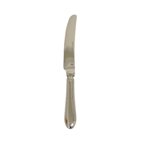Elegant set of 6 Rockingham Rotherham dessert knives with hollow handles, perfect for serving cakes and pastries.