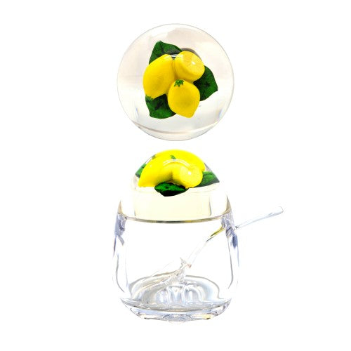 Acrylic Jam Pot with Lemon Lid