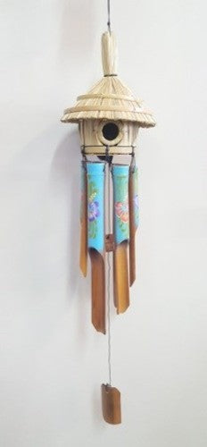 Round Bird House Wind Chimes