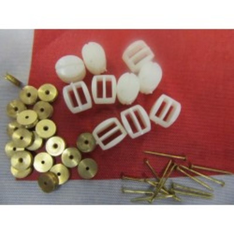 Wooden ship kit fitting, double block 10mm, enhances rigging for models with durability and performance.