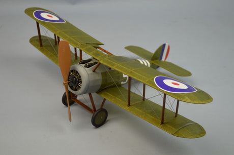 18-inch Sopwith Snipe balsa glider kit featuring laser-cut parts, decals, and a plastic propeller for hands-on learning and outdoor fun.
