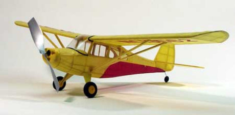 30-inch balsa glider model of the Aeronca 7AC Champion, designed for outdoor flying and custom painting.