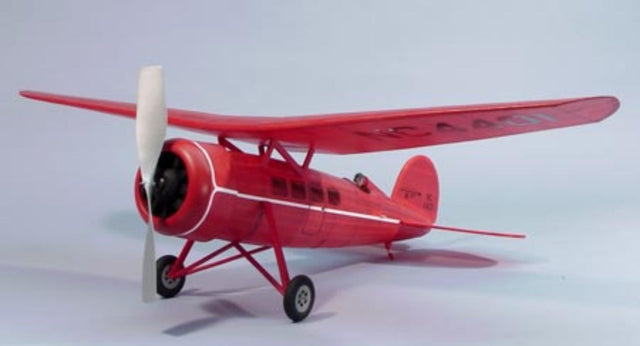 30-inch Balsa Glider modeled after the Lockheed Vega, crafted for durability and optimal flight performance.