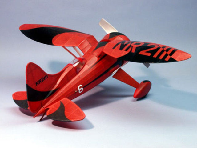 Balsa Glider - 24" Hall's Bulldog, a durable, easy-to-assemble rubber-powered model with a 24-inch wingspan and colorful decals.
