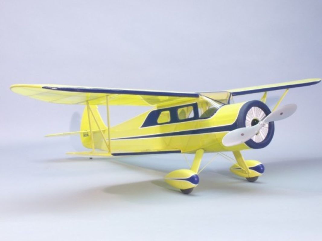 Balsa Glider model featuring a 35-inch wingspan, precision laser cut balsa parts, perfect for R/C flight enthusiasts.