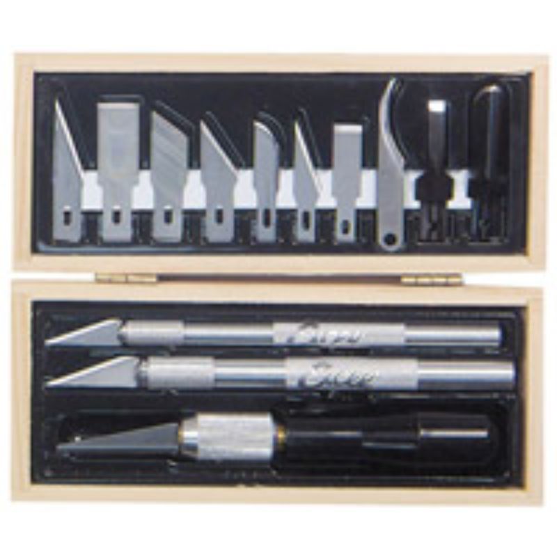 Professional 3 Knife Set w/10 featuring a chef's, santoku, and paring knife with ergonomic handles and stainless steel blades.