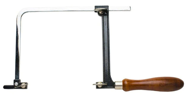 Excel Adjustable Jewellers Saw for precision cutting in jewelry making, featuring fine blade adjustments and durable construction.