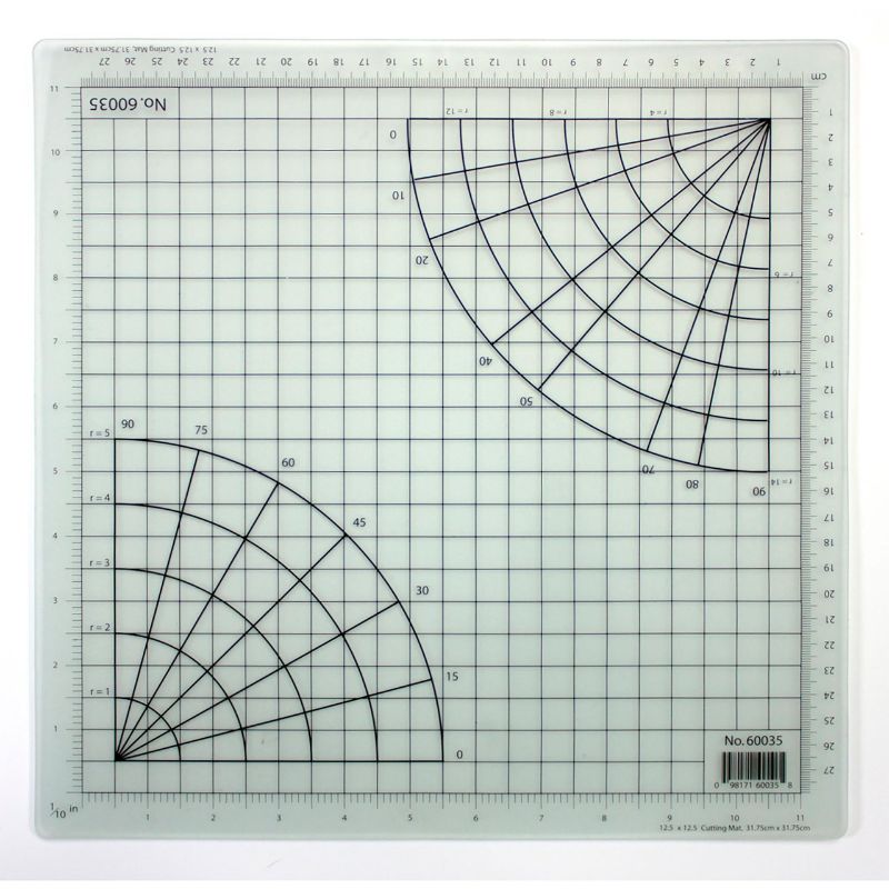 Clear 18x24 cutting mat with self-healing surface and grid lines, ideal for precise crafting and DIY projects.